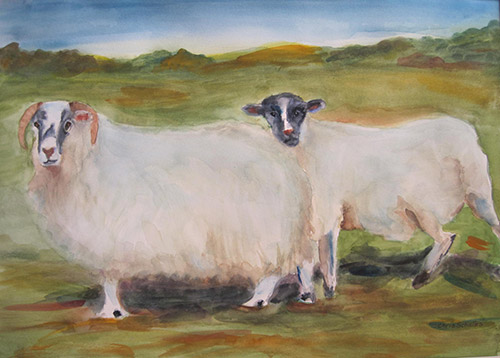 Watercolor on paper, 2012